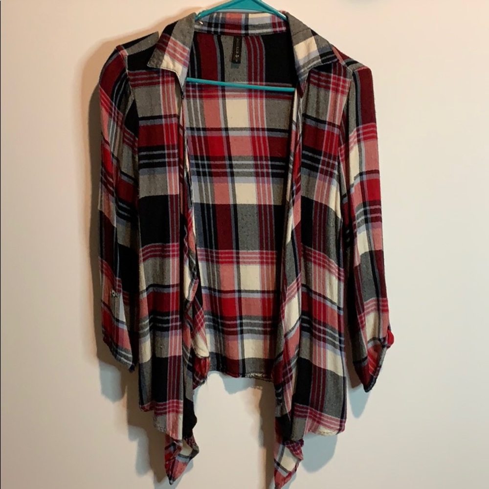 Red & black plaid flannel
